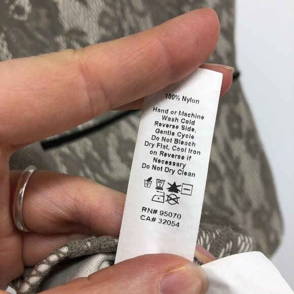 Anthropologie  Weston Wear Brown lace peplum tank top xs - Picture 5 of 14